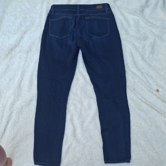 PAIGE Blue Skinny Jeans Classic Fit - Picture 8 of 10